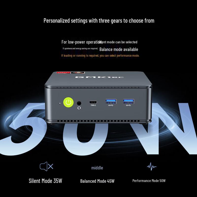 GMK M6 Ultra R5-7640HS Высокопроизводительный Мини-Игровой ПК (Китайская версия)