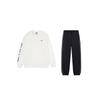 Men's Sweatshirt Li-Ning Fashion Thermal Fleece-Lined Versatile Trendy Sweatshirt Set Men's 2-Piece Set