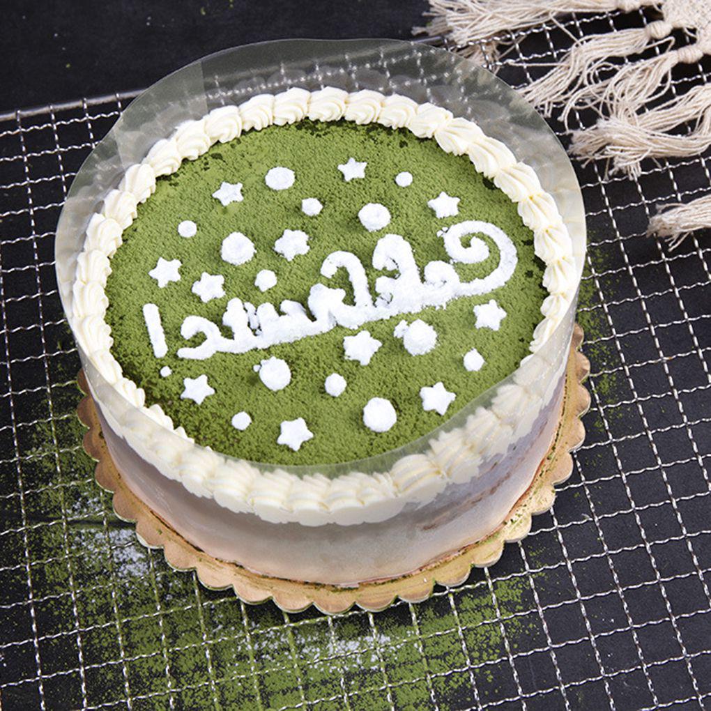 Прозрачный прозрачный мусс, окружающий край, оберточная лента, выпечка, воротник, рулет, сделай сам