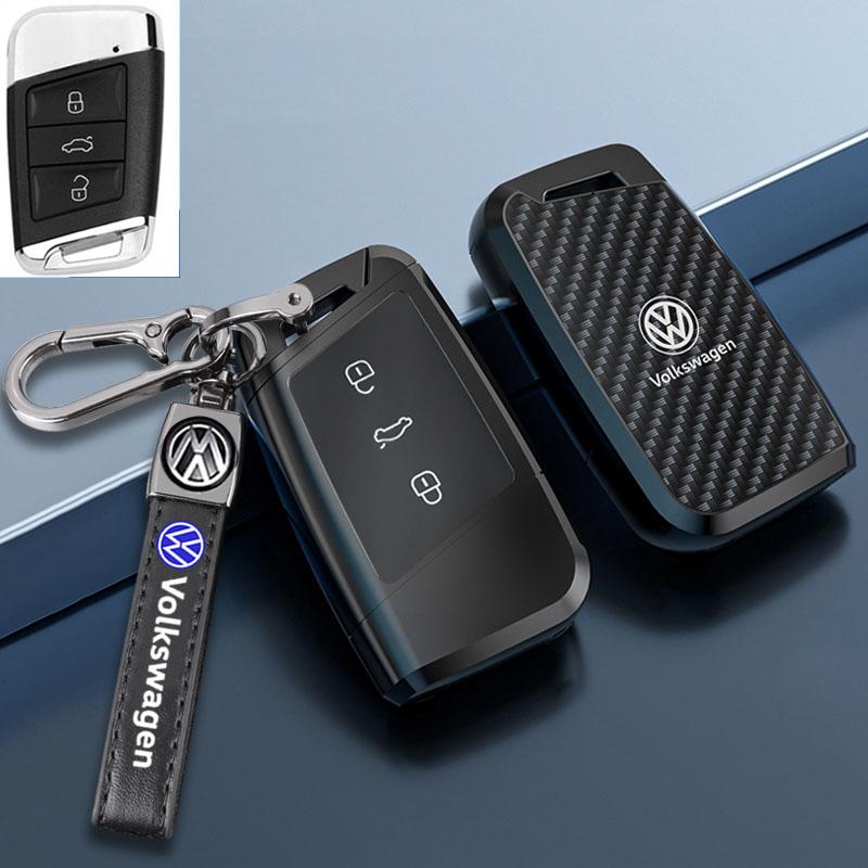 Для VOLKSWAGEN Новый Чехол-Оболочка из Кожи и Цинкового Сплава для Автомобильного Ключа Для VW Volkswagen Magotan Passat B8 Skoda Superb Kodiaq A7 Автомобильный Ключ