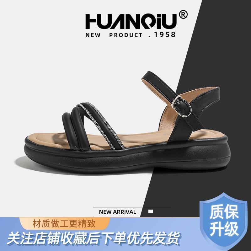 Глобальные спортивные сандалии на толстой подошве для увеличения роста для женщин XHQ-GH107 летние новые модели с юбками, не утомляющие ноги, маффины для женщин