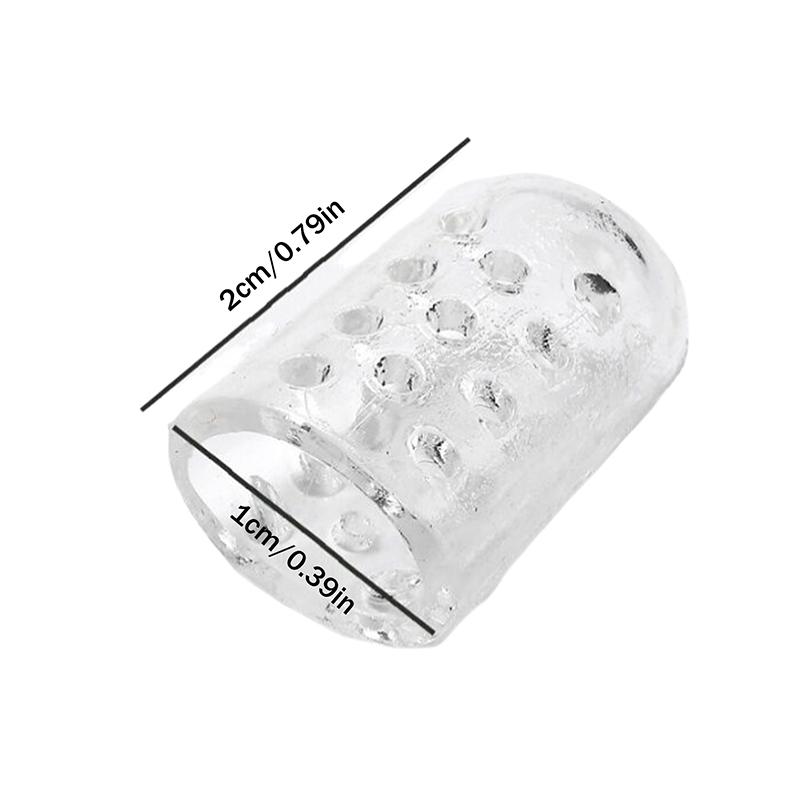 2-100 шт. Силиконовый протектор для пальцев ног против трения Гелевые дышащие накладки на пальцы ног Уход за ногами Эластичность кончиков пальцев Предотвращает образование мозолей