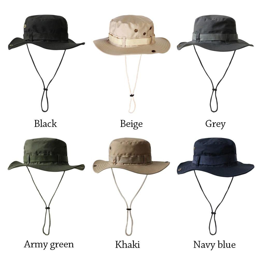 Breathable Bucket Hat Anti-UV Panama Cap Fashion Fishing Cap Mountaineering