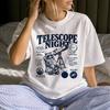 Funny Telescope Night Shirt - Retro Stargazing Gift - Sarcastic Telescope Night Clothing