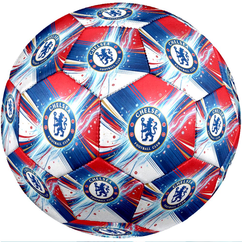 Chelsea FC Theme soccer ball Size 5 Soccer Ball Soft Touch Professional Training Football for Outdoor Sports