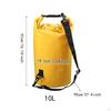 Водонепроницаемая сумка-ролл 10 л, портативная, герметичная для катания на лыжах, сноуборде, серфинге, рафтинге, пляже
