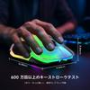 Memzuoix 2,4 ГГц Беспроводная мышь с RGB-подсветкой, Съемная крышка, Перезаряжаемая, Эргономичный дизайн, Оптическая, 1400 DPI, 5 кнопок, Портативная, USB-приемник