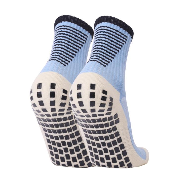 2022 NO MOQ Sports Grip Soccer Anti Slip Socks Men Custom Logo Athletic Crew Non-Slip Football Socks
