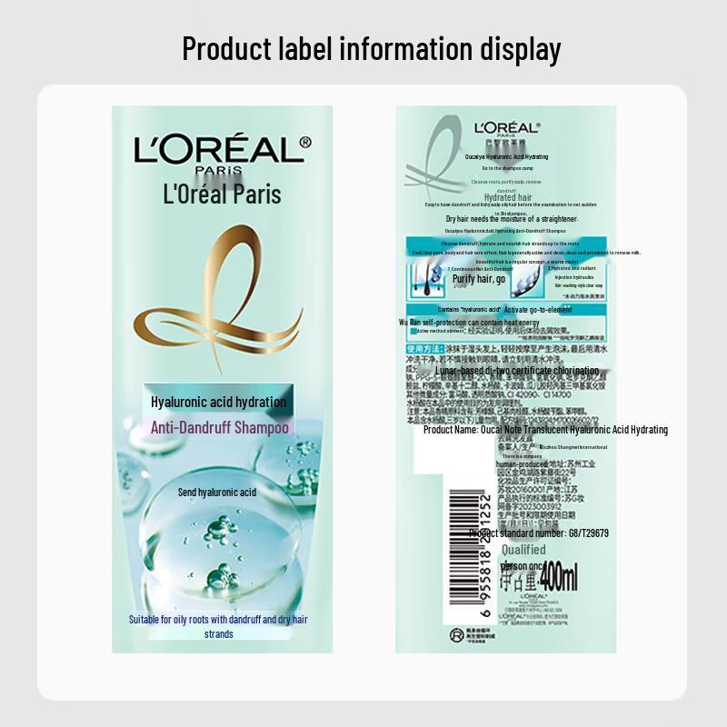 L'Oréal Hyaluronic Acid Hydrating Anti-Dandruff Shampoo