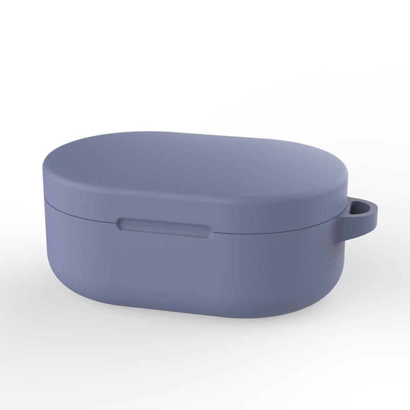 Силиконовый однотонный чехол-накладка из жидкого силикона для защиты наушников для Redmi Airdots