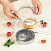 5/6/7/8/9/10 Cm Perforated Tart Rings With Hole Stainless Steel Tart Bottom Tower Fruit Pie Quiches Cake Ring Mousse Baking Mold