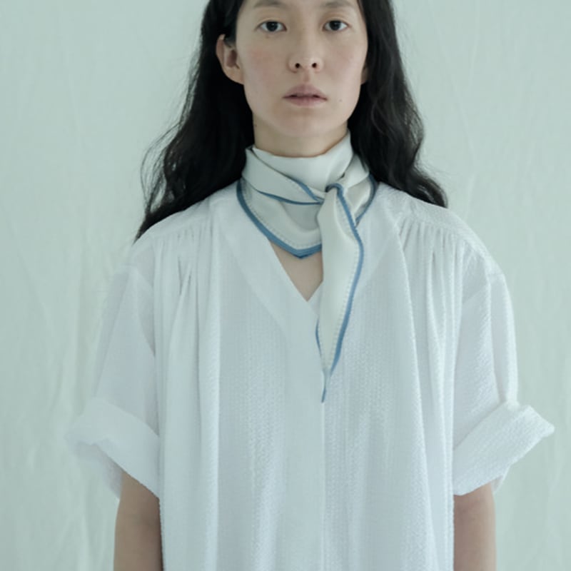 PULA JOURNAL TIE SILK SCARF - CLOUD