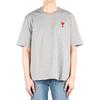 AMIPARIS T-Shirts Unisex Gray Crew Neck Moderate Straight Fit UTS004726-501