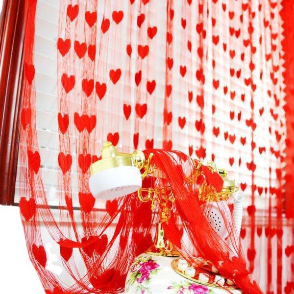 1x2м Love Line Подвесная занавеска для гостиной или спальни