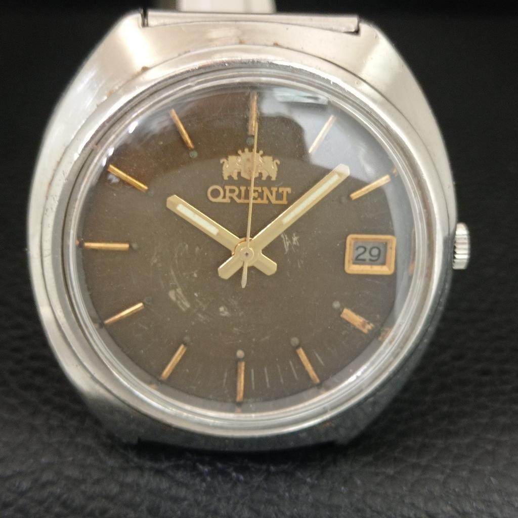 ОРИГИНАЛЬНЫЕ ВИНТАЖНЫЕ АВТОМАТИЧЕСКИЕ ЧАСЫ ORIENT 46943 ЯПОНИЯ МУЖСКИЕ С ОРИГИНАЛЬНЫМ ЦИФЕРБЛАТОМ a709446-1