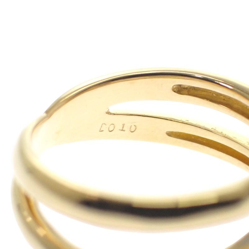 Ponte Vecchio  #10(JP Size) ring gold K18 yellow gold/K18 white gold Women