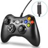 Проводной USB-геймпад для Xbox 360, игровой контроллер, джойстик, геймпад для Windows 7 / 8 / 10