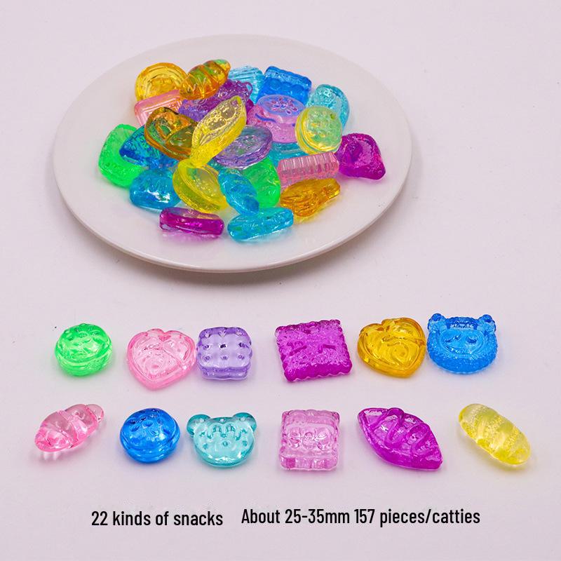 Kids' Gemstone Treasure Shell: Acrylic Diamond and Conch Archaeological Toy.