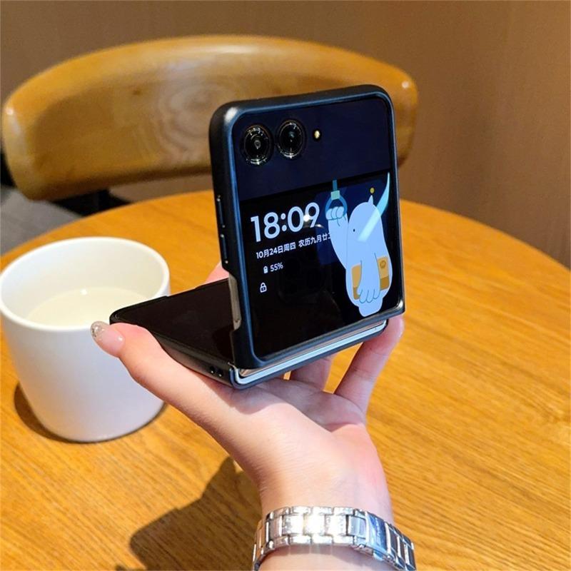 Case For Motorola Razr 70 60 50 Moto Razr 2026 2025 2024 Case Fashion PU Leather Silicone Phone Back Cover Shockproof Bumper