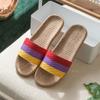 Linen Shoes, Slippers, Thick-soled Straw Sandals, Indoor