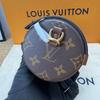 [Pre-Owned] Papillon Trunk Monogram Chain S-Lock Closure Coated Canvas With Leather Trim Shoulder Bag - Excellent #1NXJG26