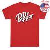 Унисекс красная футболка Dr Pepper Размеры от S до 5XL