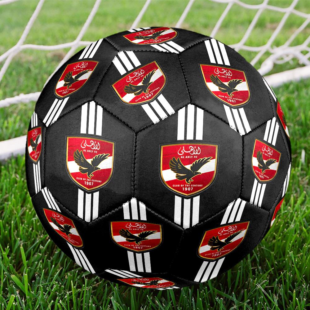 Ahly Football club Printed Size 5 Soccer Balls, High-Quality, Anti-Slip, Protective Football, A Unique Gift , Birthdays, Christmas Gifts