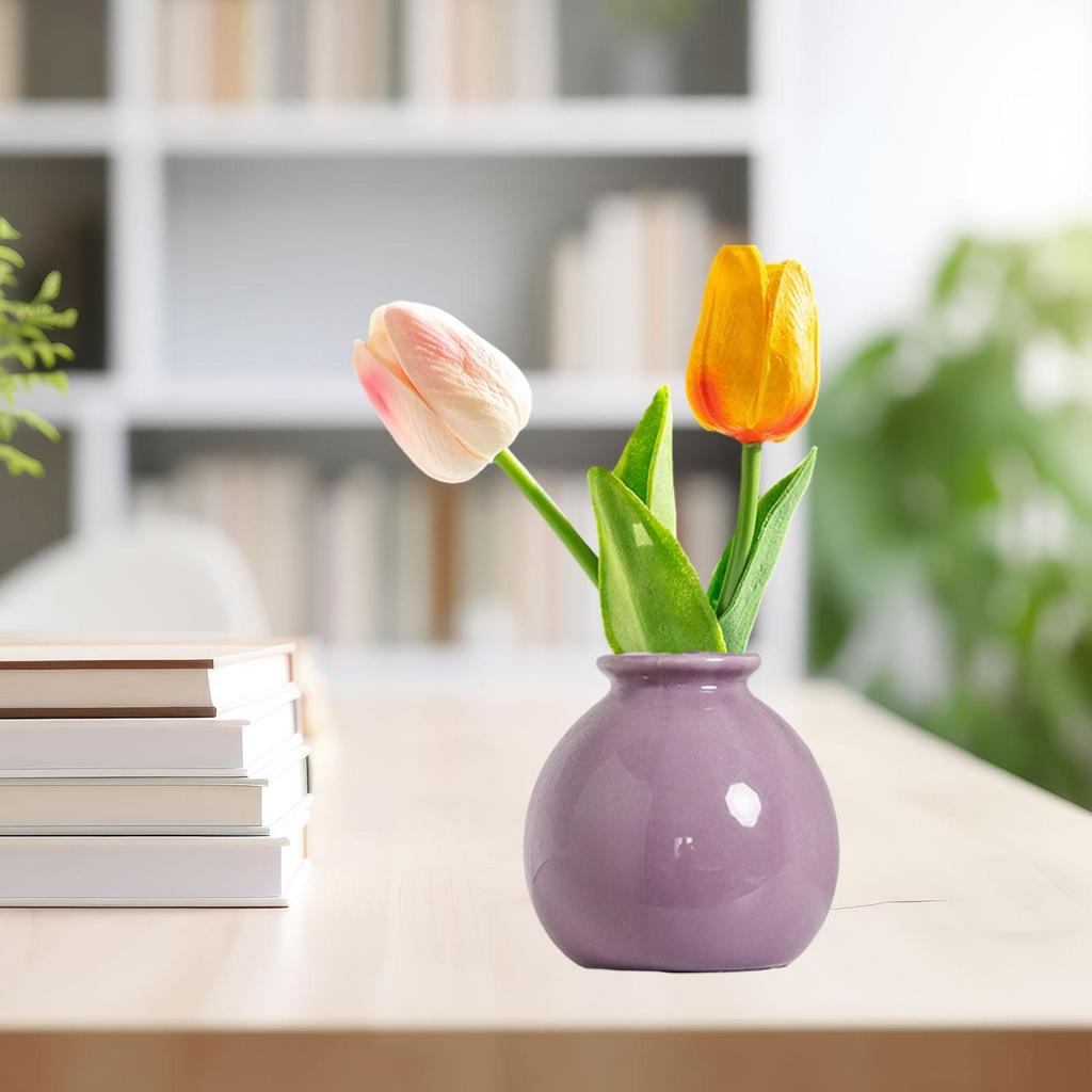 Керамическая ваза для цветов, декоративный цветочный горшок, настольная мини-цветочная композиция для полки, гостиной, кухни, свадьбы, Дня святого Валентина