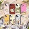 Чехол для телефона C-Charlie-E и L-Lola-A Силиконовый Мягкий Для IPhone 17pro 16 15 14 13 12 11 X XR Plus Pro Max Plus