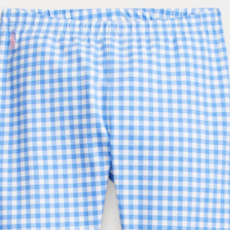 Polo Ralph Lauren Эластичные брюки в клетку для детей Синий CWPOPNTG4G20096-400