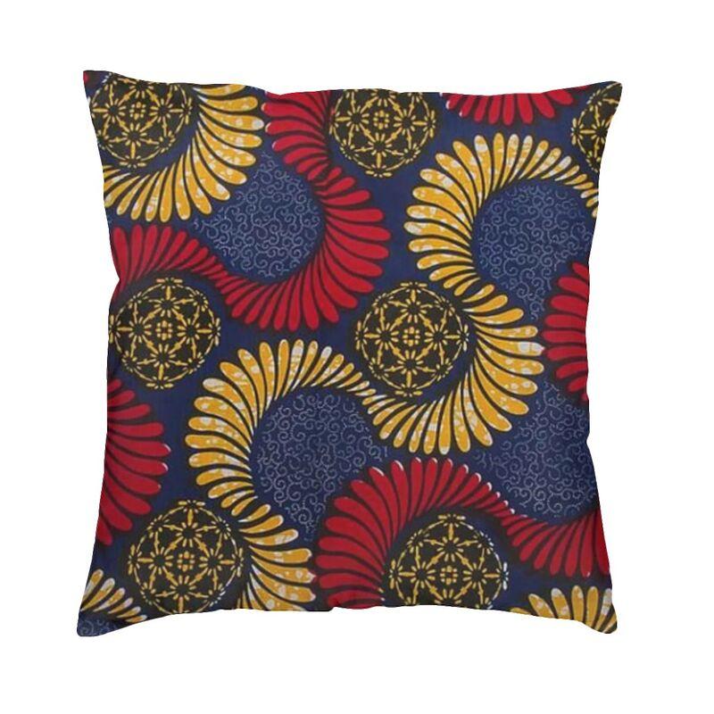 Geometric Ankara Pattern Cushion Cover African Tribal Art Velvet Luxury Pillows Case Decor Home xcm Decorative Pillowcases
