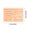 Reusable Surgical Suture Kit Pad Silicone Skin Wounds Suture Practice Traumatic Simulation Wounds Training Teaching Model