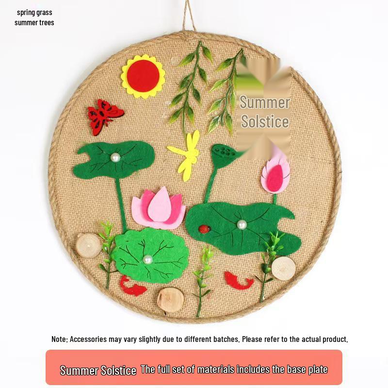 Children's Back-to-School Gift: DIY 24 Solar Terms Hemp Rope Craft Kit