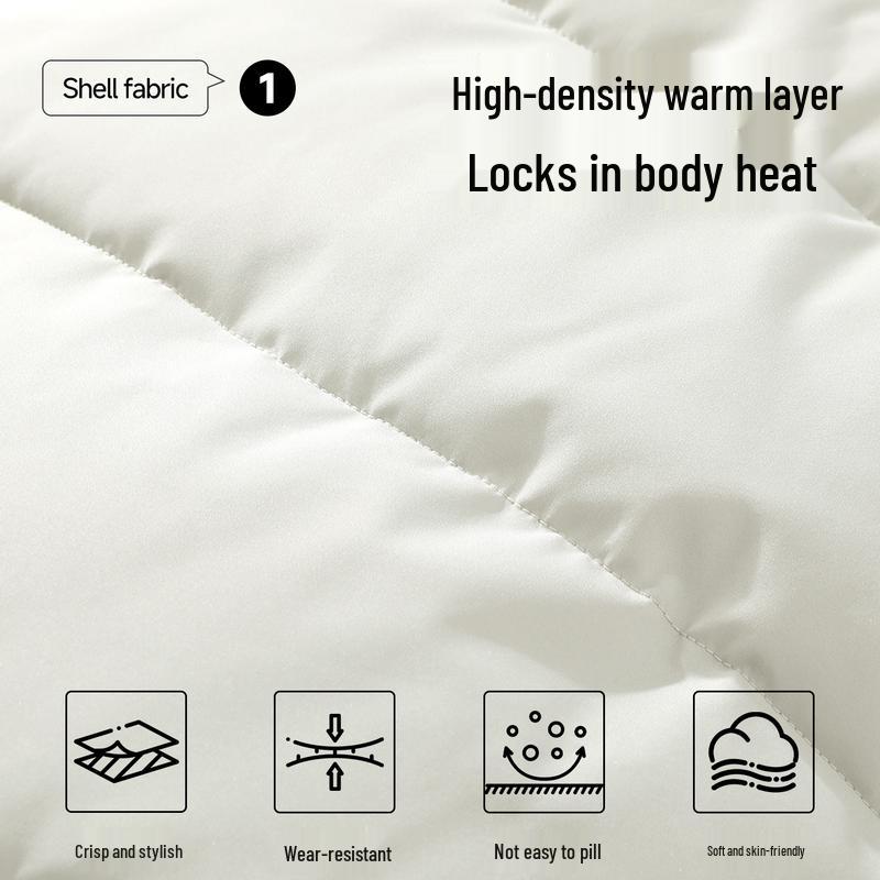 MINISO Мужская контрастная куртка с воротником-стойкой и утеплителем