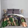 Natsu Erza Gray Lucy Happy Blankets Fairy Tail Anime Fuzzy Throw Blanket Summer Autumn Winter Decoration Soft warm Sheers