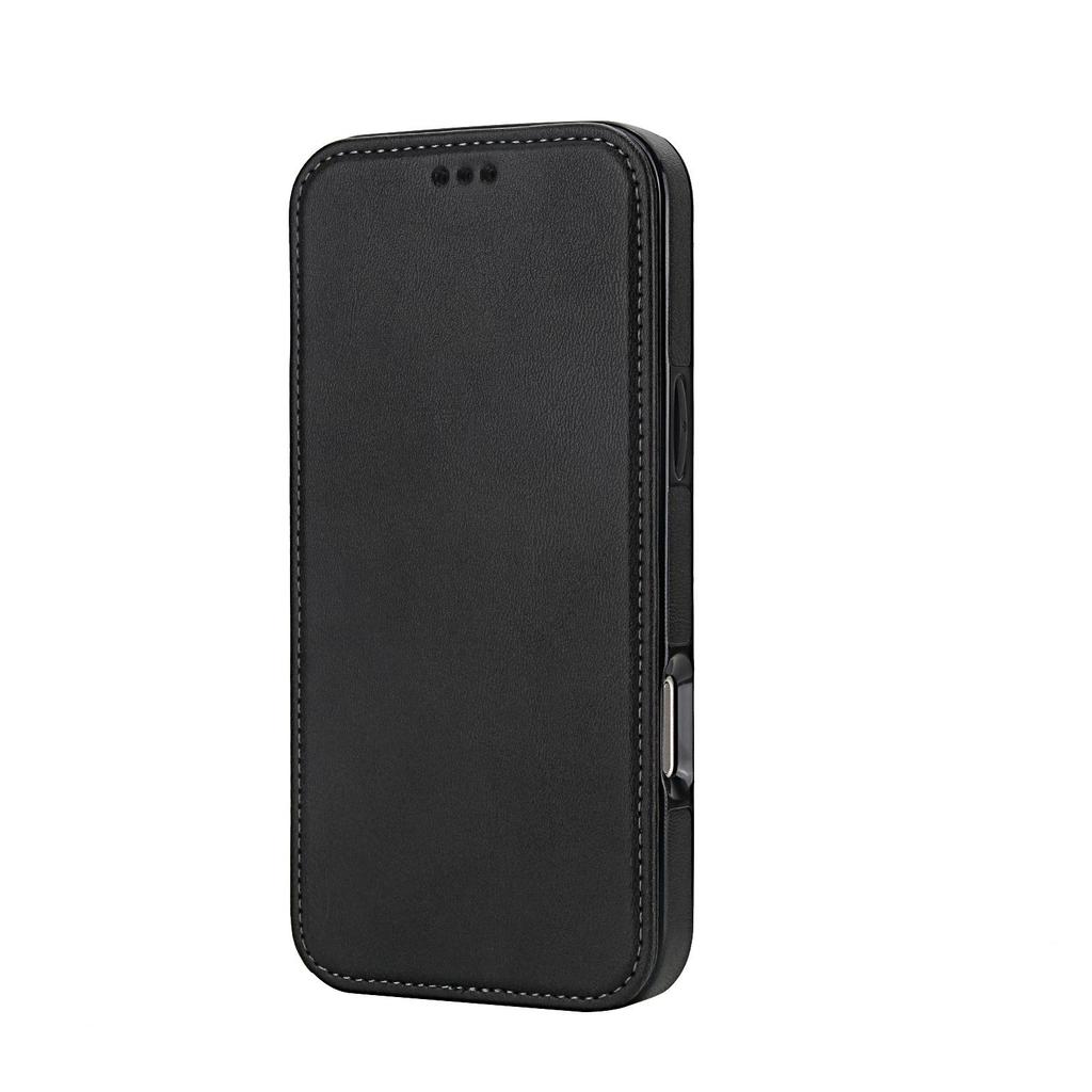 Чехол-книжка iPhone 17 Pro Max Jazz Flip с карманом для карт - Модный с полной защитой
