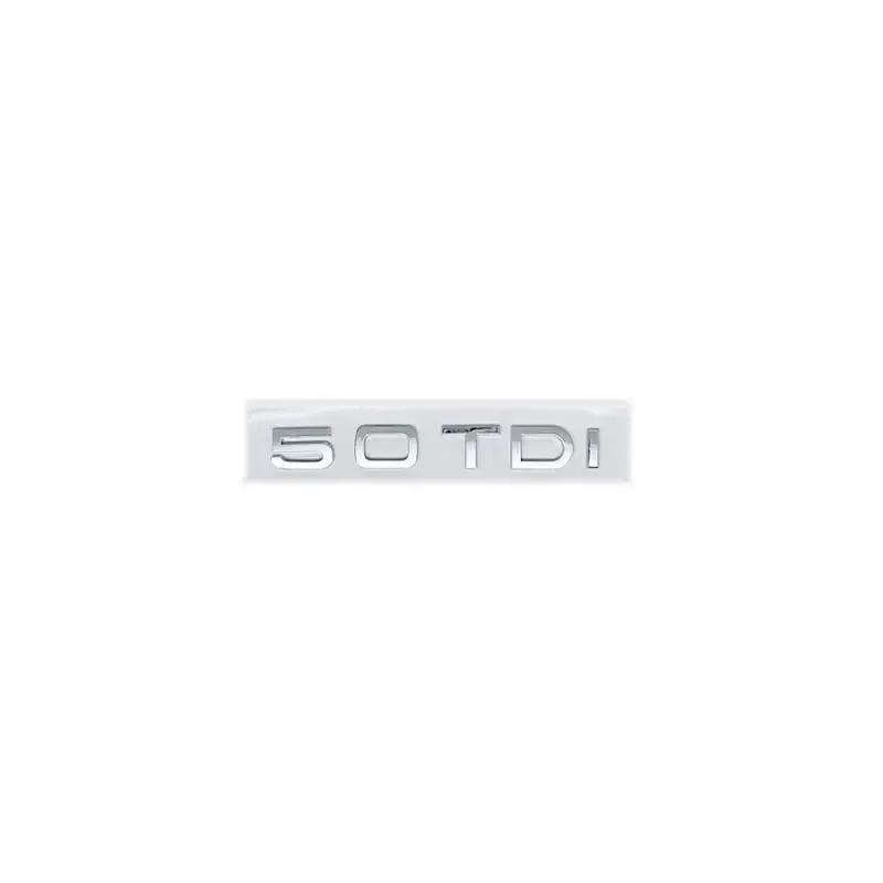 2026 3D ABS Emblem for AQ2 2.0TDI 2.5TDI 3.0TDI 35/40/45/50TDI - Fit A1 A3 A4 A5 A6 A7 A8 Q2 Q3 Q5 Q7 Car Trunk Badge Sticker