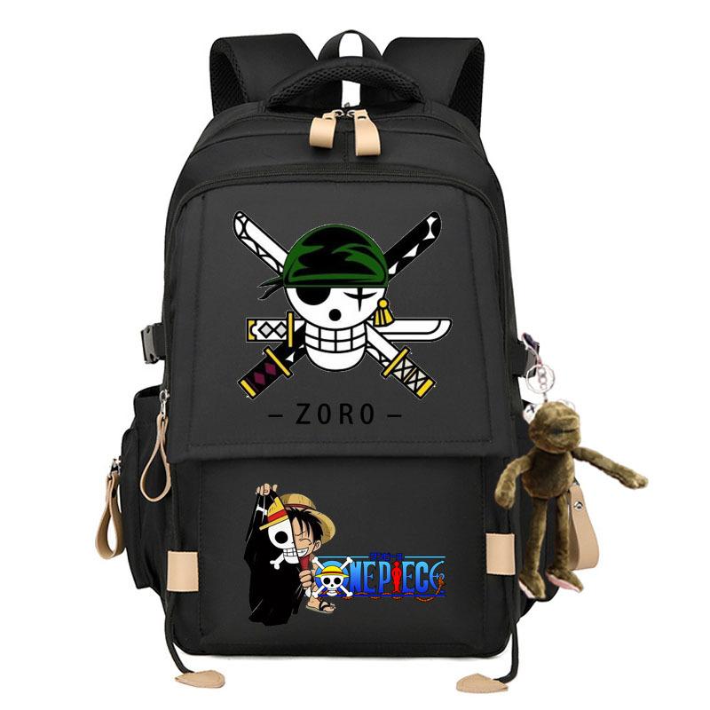 One Piece themed large-capacity stylish backpack for students. 7529 KTB