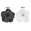 Large 3D Beaded Flowers Stitch Decorative Cloth Fabric Collar Flower  Wedding Party