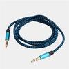 1M Nylon Aux Cable 3.5Mm Plug Male To Male Jack Auto Car Audio Cable Line Cord Durable And Practical