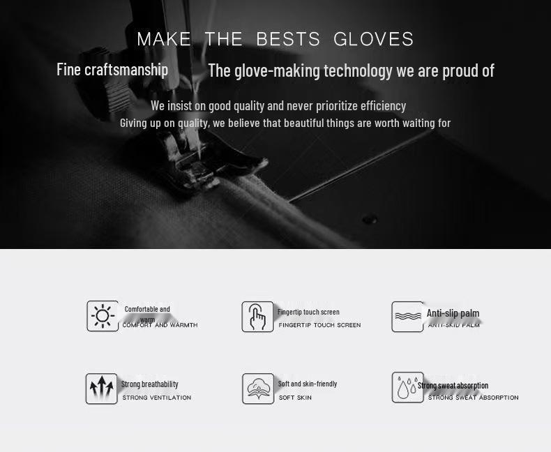 Мужские теплые водонепроницаемые велосипедные перчатки - сенсорные, нескользящие, непродуваемые для осени/зимы