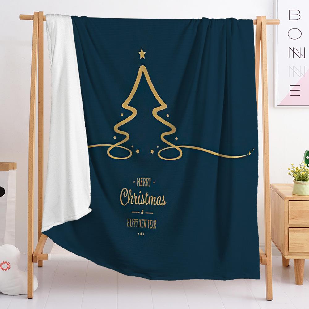 Фланелевое одеяло Одеяло для спальни Европейское и американское одеяло Одеяло на рождественскую тематику Универсальное для всех сезонов