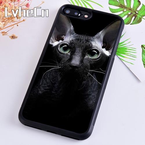 СМЕШНОЙ ГОЛЫЙ КОТ СФИНКС Чехол для телефона Для iPhone 17 Air 14 15 16 13 12 Max Чехол Для Apple 11 Pro Max 6S Plus SE2020