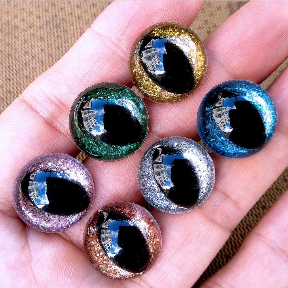 Глаза-глиттер, как кристаллы, безопасные для амигуруми и вязаных крючком игрушек - разные цвета