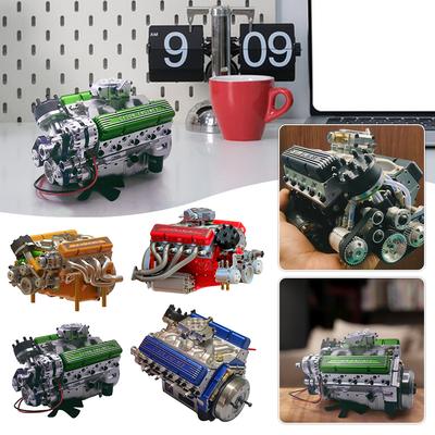 V8 Механический Мини Модель Двигателя Двигатель Смола Украшение Стильные Настольные Поделки Миниатюра Двигателя Для Офисного Стола