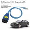 Кабель KD CAN OBD2, чип FT232RL с переключателем, замена USB-интерфейса для E60 E61 E70 E81, 8-контактный протокол K LINE