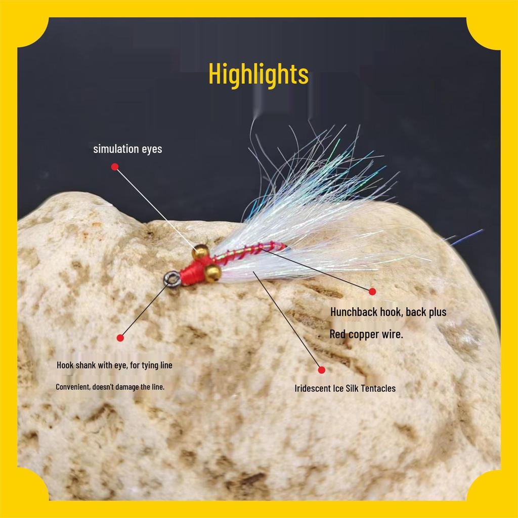 БЛФ Безумный Чарли Приманка для нахлыстовой рыбалки: Окунь, Голавль, Тилапия и другие - Стримерный крючок.