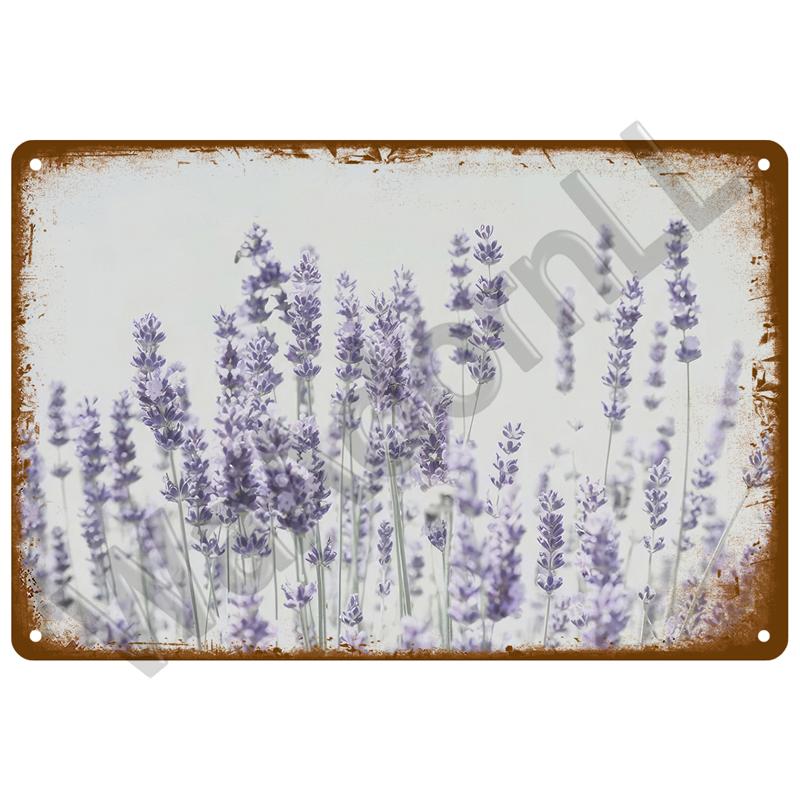 Ретро Цветы Птица Металлическая Табличка Садовые Украшения Настенное Искусство Мурал Винтажная Жестяная Табличка Домашняя Тарелка Комнатный Декор Садовая Картина Подарок F