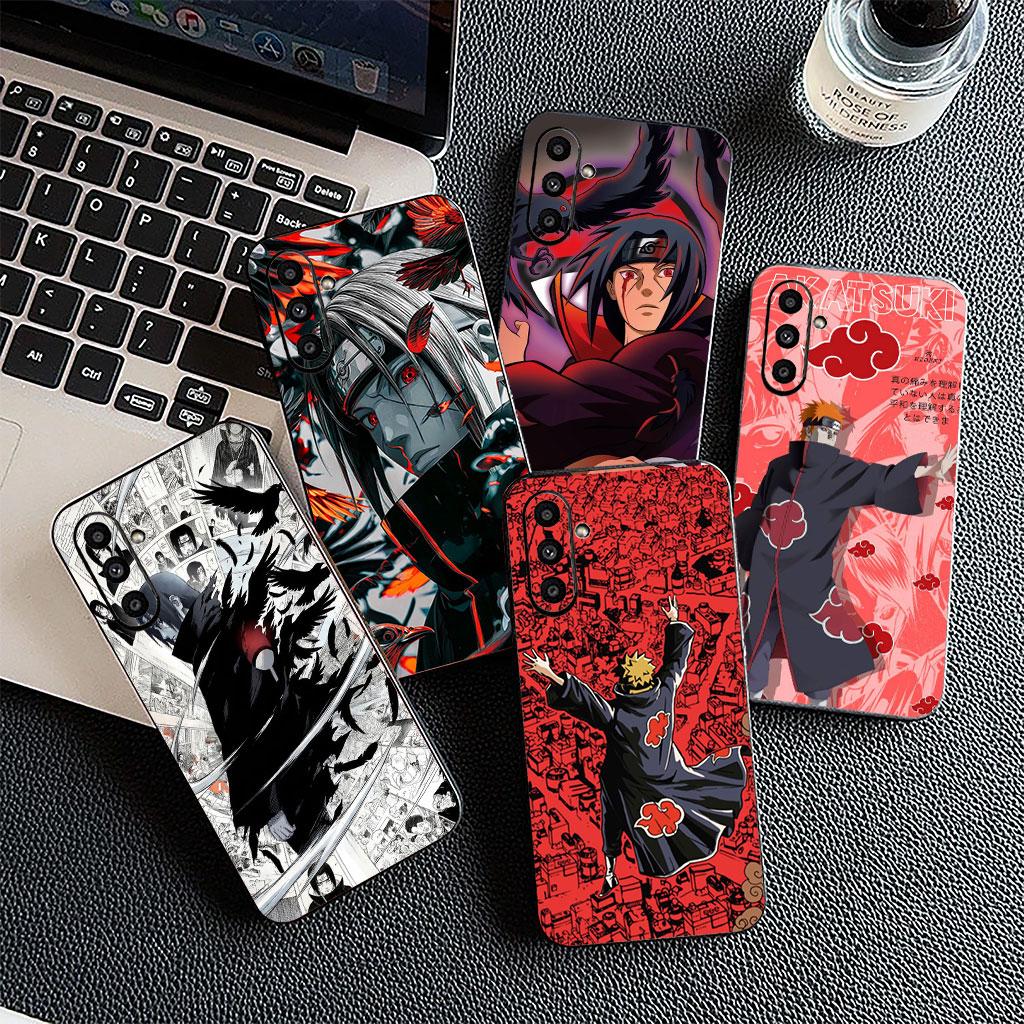 Phone Cover for Samsung Galaxy S25 S24 S23 FE Plus Ultra S7 Edge A16 A15 5G s25+ Casing Case Pain Akatsuki Narutos Itachi Uchiha