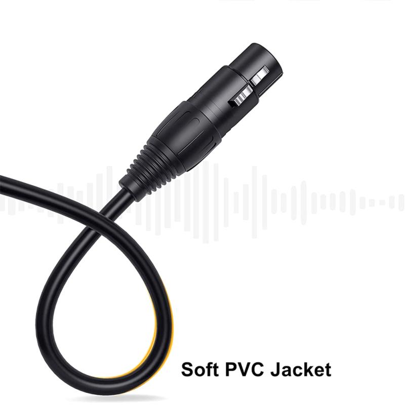 2 в 1 кабель-разветвитель Xlr Xlr «папа» и двойной Xlr «мама» Y-образный разветвитель 3-контактный балансный микрофонный кабель